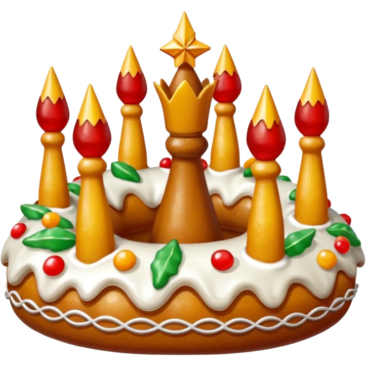 roscon de reyes DE ESPAÑA  emoji