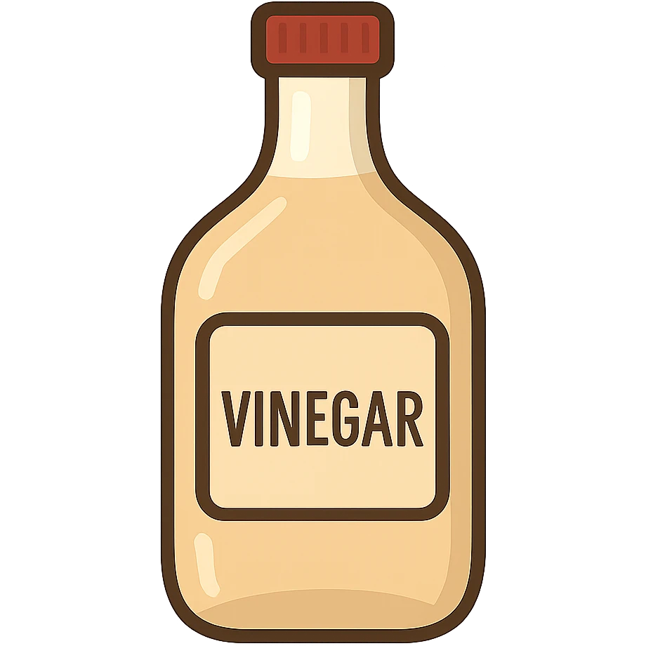 flat toon style bottle of vinegar emoji