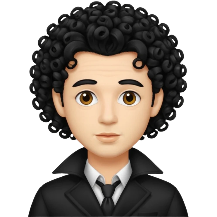curly  drag king emoji