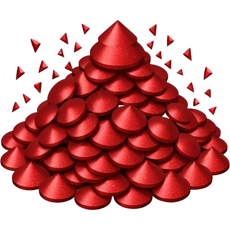 red glitter dead emoji