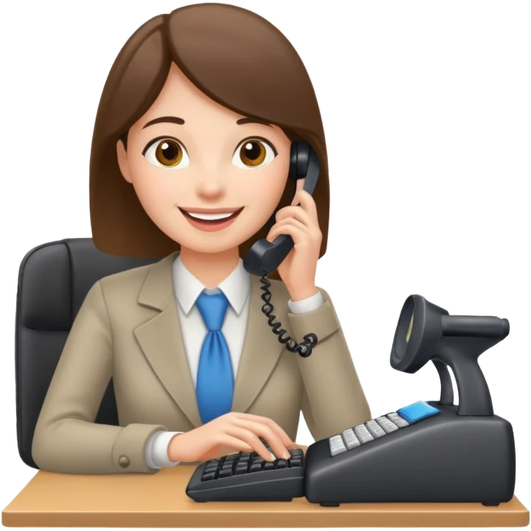 Administrative Assistant Typing And Answering Phones emoji