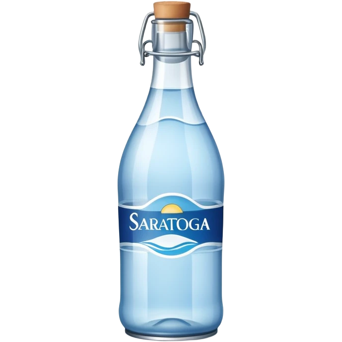 Saratoga water bittle emoji