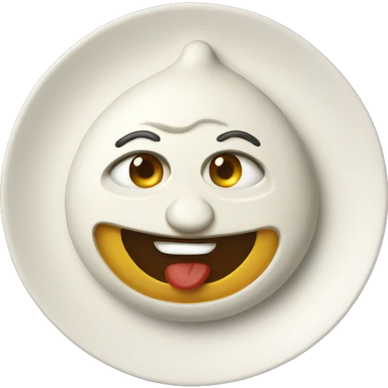khinkali on a plate emoji
