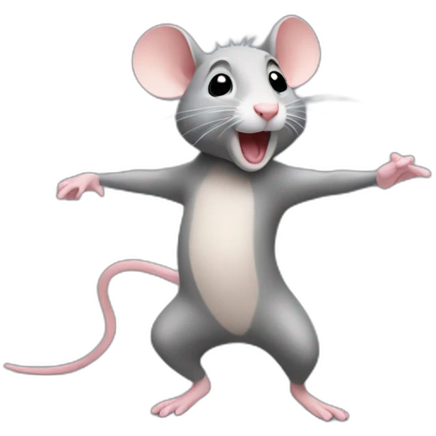 Un rat qui danse emoji