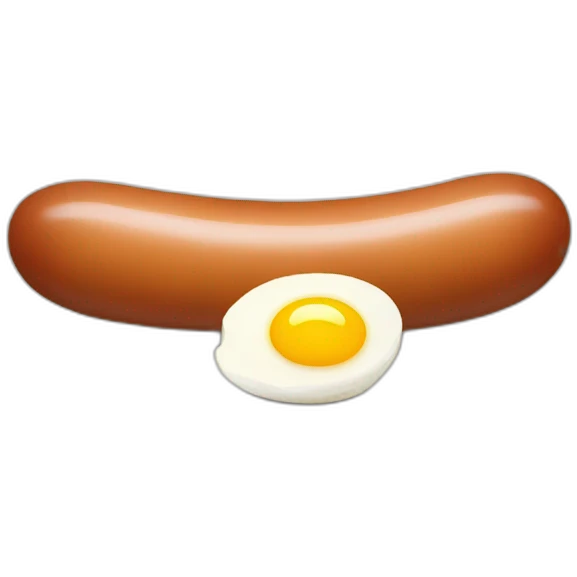 Sausage and eggs Raw emoji