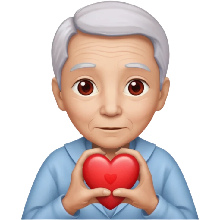 elder and heart emoji