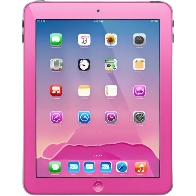 pink ipad  emoji