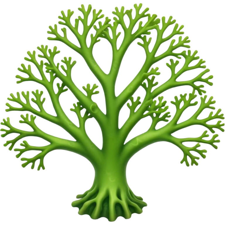 green Coral emoji