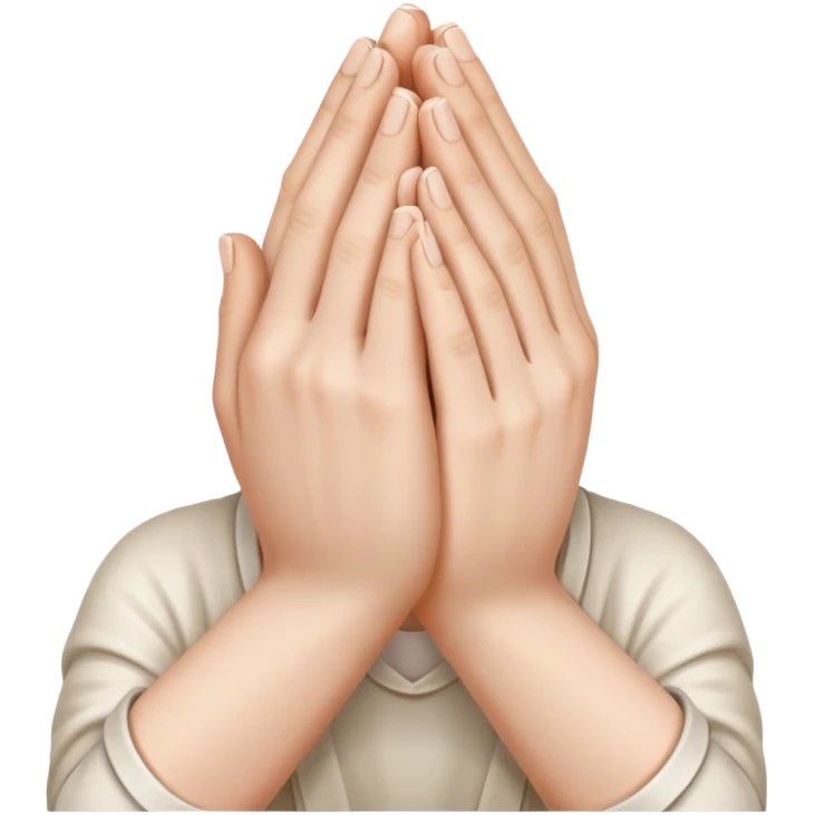 Praying hands  emoji