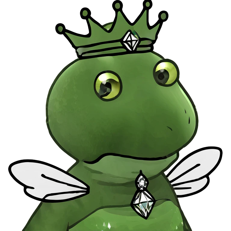 Fancy mint green queen bee with diamond jewelry, rhinestone embellishments, and glitter sparkles emoji