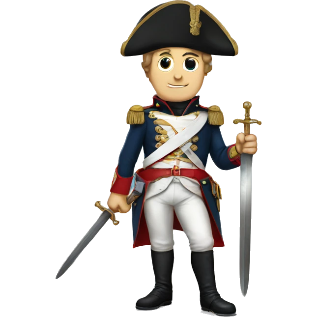 napoleon holding sword emoji