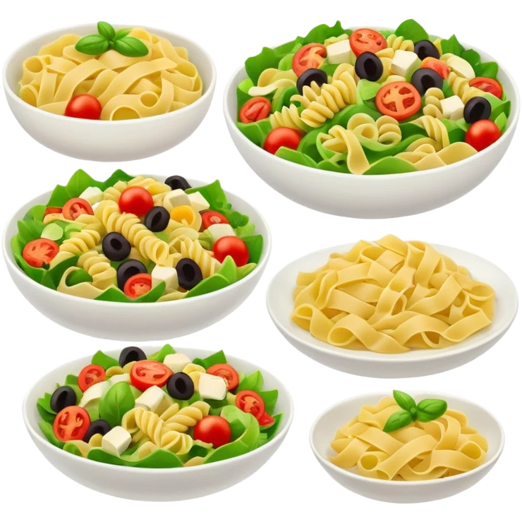 massas e saladas emoji