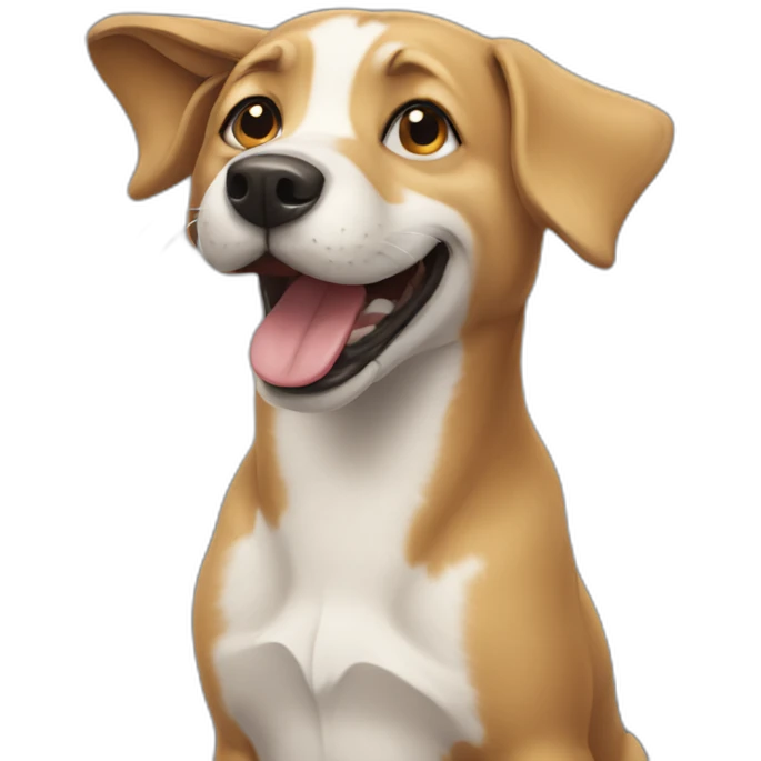 happy dog emoji