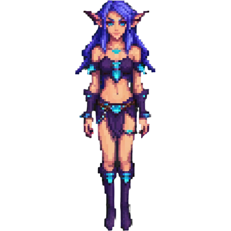 night elf girl emoji