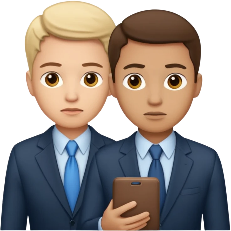 Can you draw these as normal people and not as doctors!!!! They need to have some concern on their face. They need to consider two product options. emoji