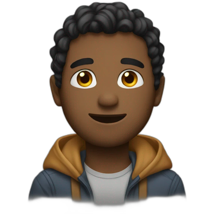 one man hugs you emoji