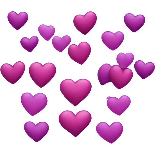 Corazón con curita con tonos violetas emoji