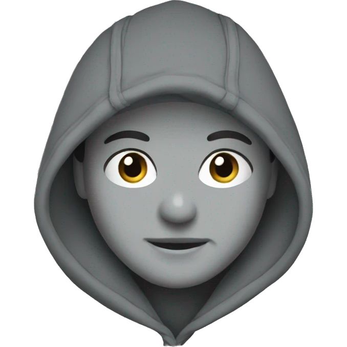 hoodie grey emoji