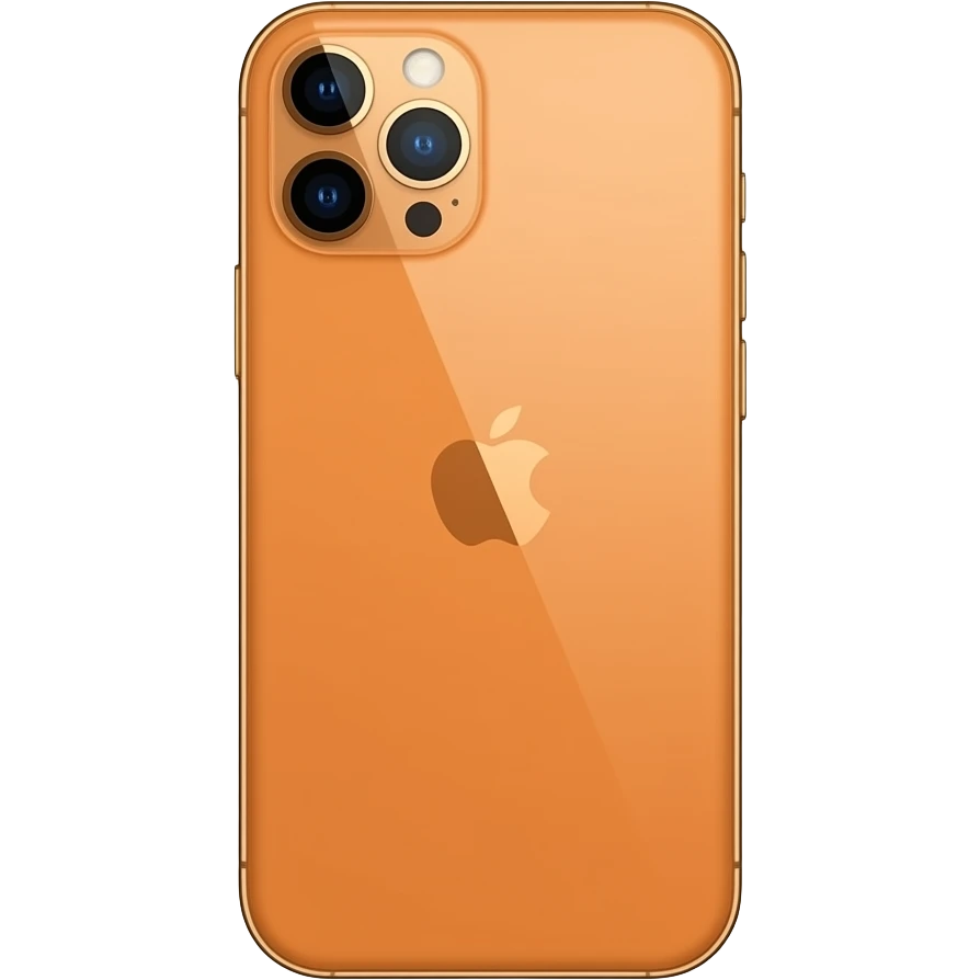 iPhone 17 pro Max Orange emoji