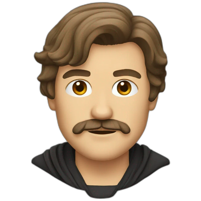 Anakin with a moustach emoji