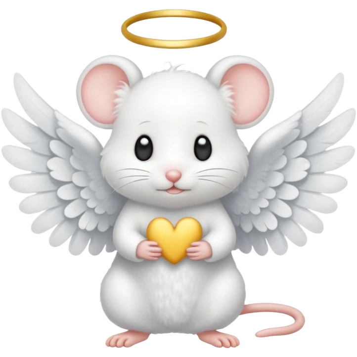 mouse angel emoji
