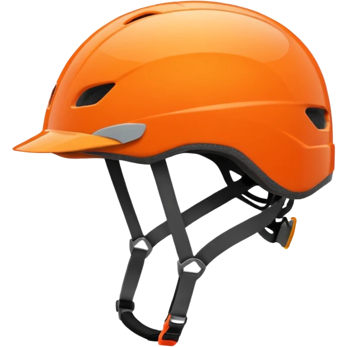 bicycle helmet orange emoji