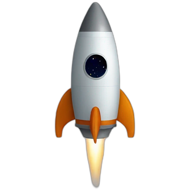 mond-rakete emoji
