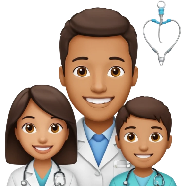 Young african-american man. Guy visiting dentist's office for prevention of the oral cavity. Man and famale doctor while checkup teeth. for Periodontics doctor emoji emoji