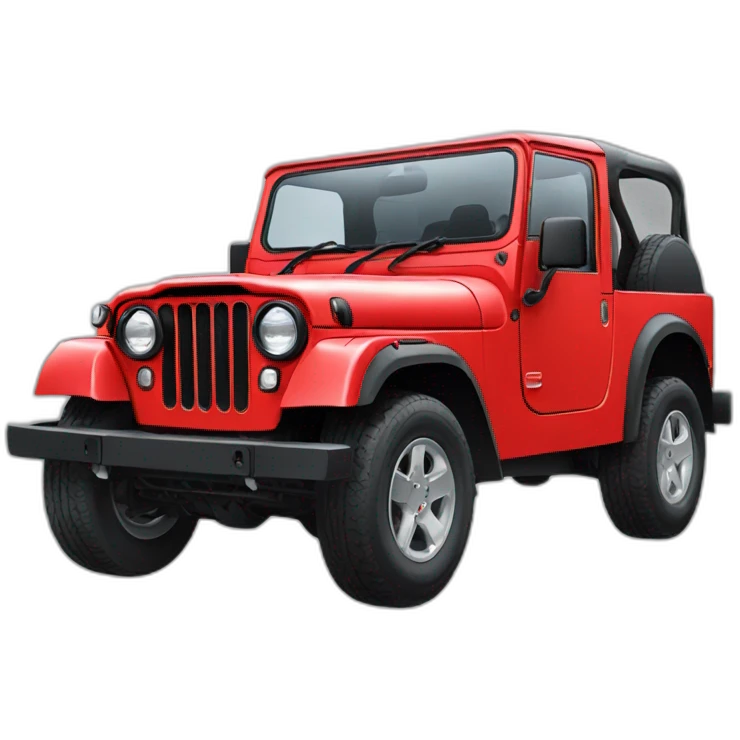 Mahindra Thar emoji