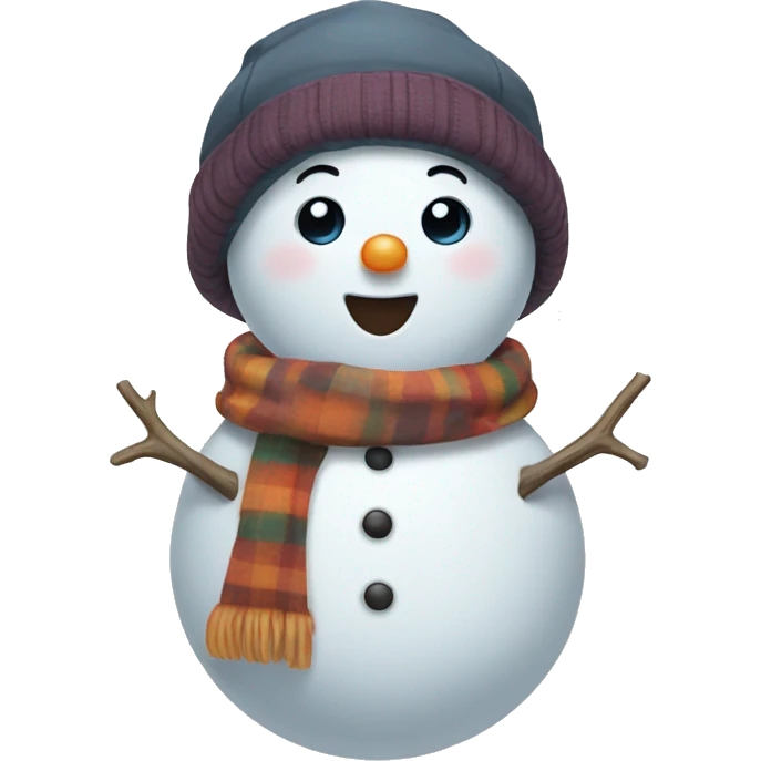 Baby snowman emoji