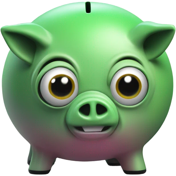alien piggy bank money  emoji