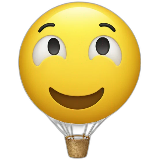big yelow baloon emoji