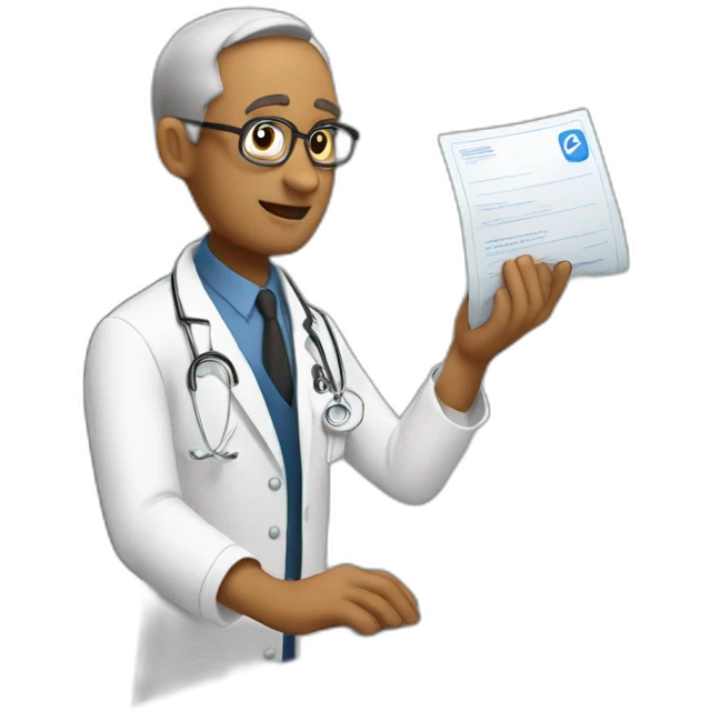 Dr. reads mail emoji