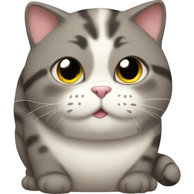 Chubby cat  emoji