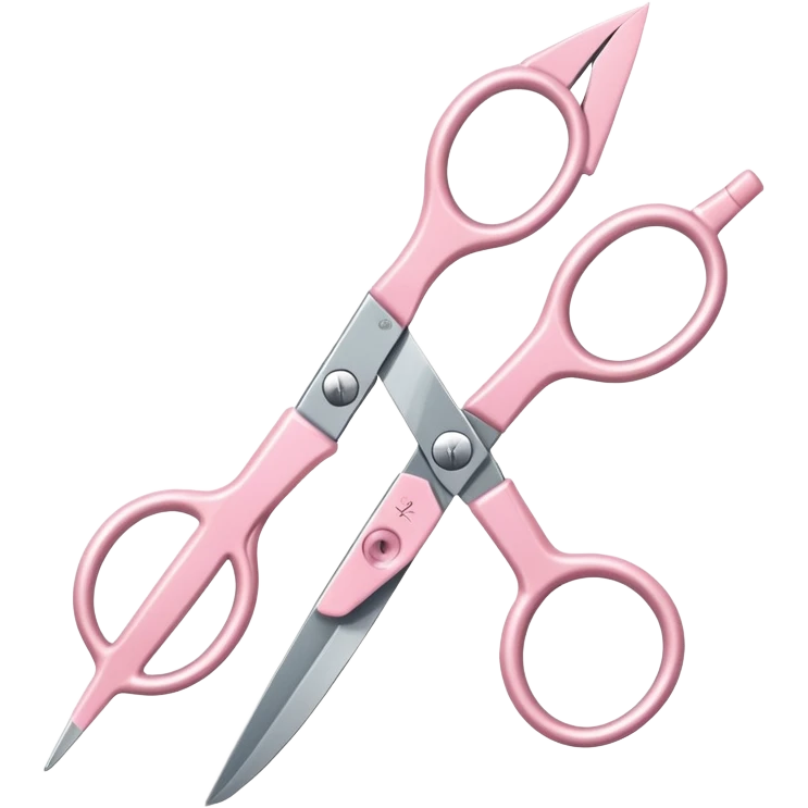 Light Pink Scissors  emoji