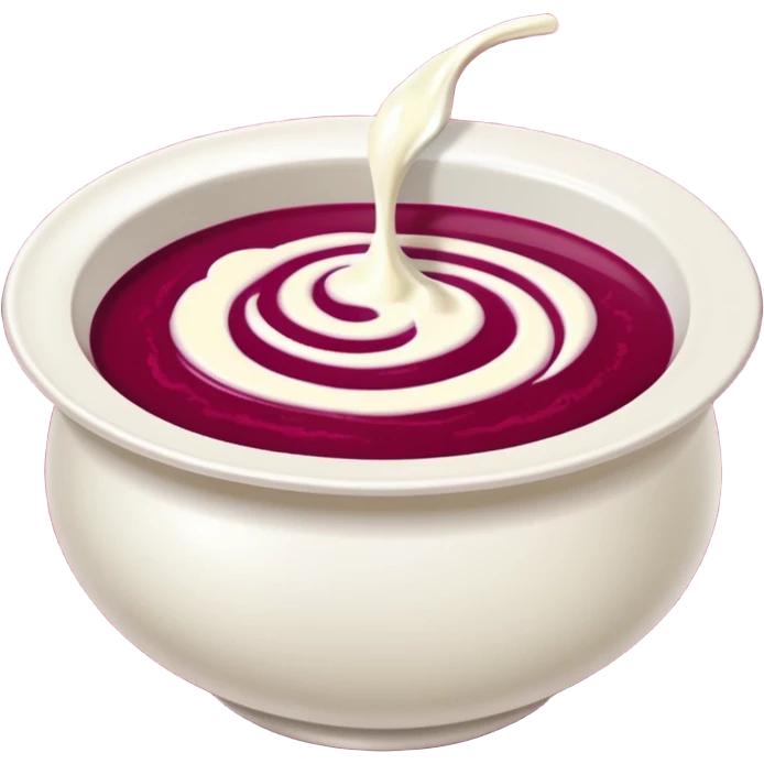 soup from beetroot emoji