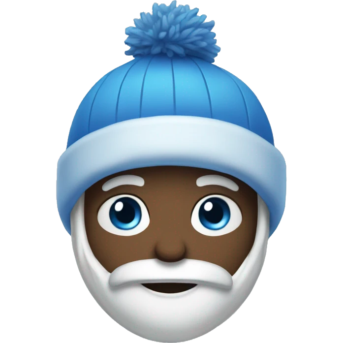 blue winter emoji