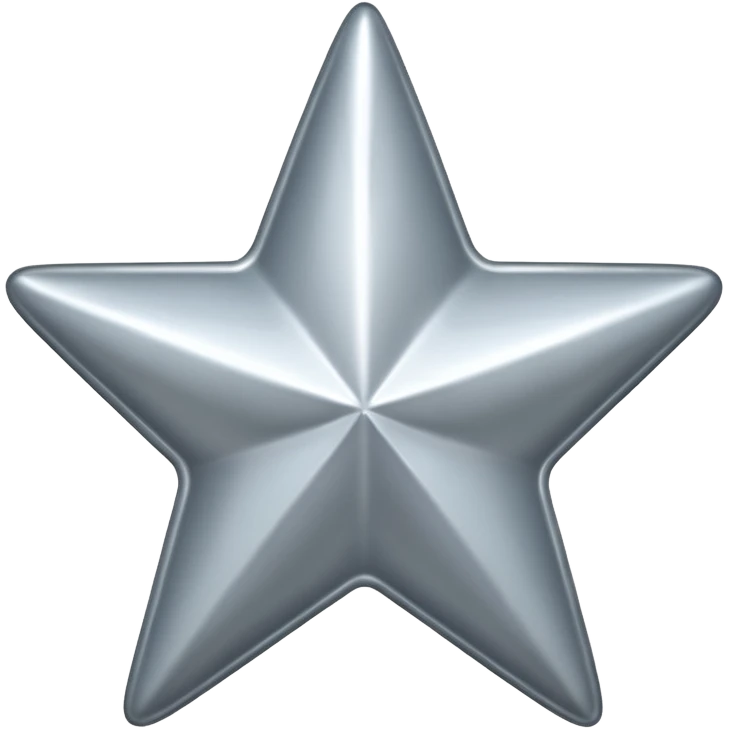 Silver star  emoji