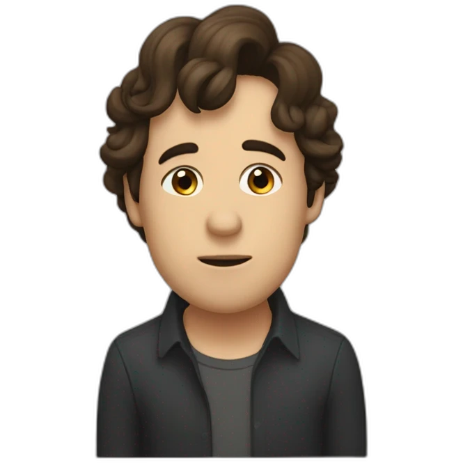 Bertín Osborne tirando un beso emoji