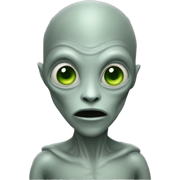 Alien gris emoji