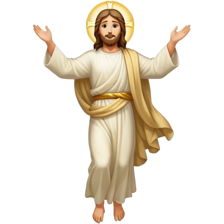 Jesus ascending into Heaven  emoji