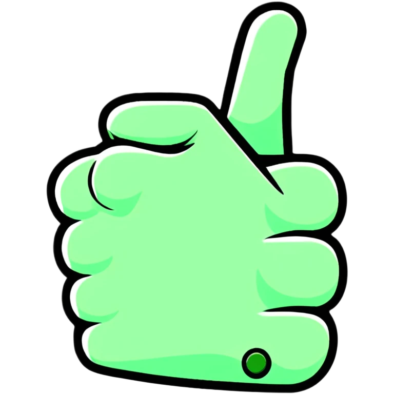 thumbs up like button social media emoji