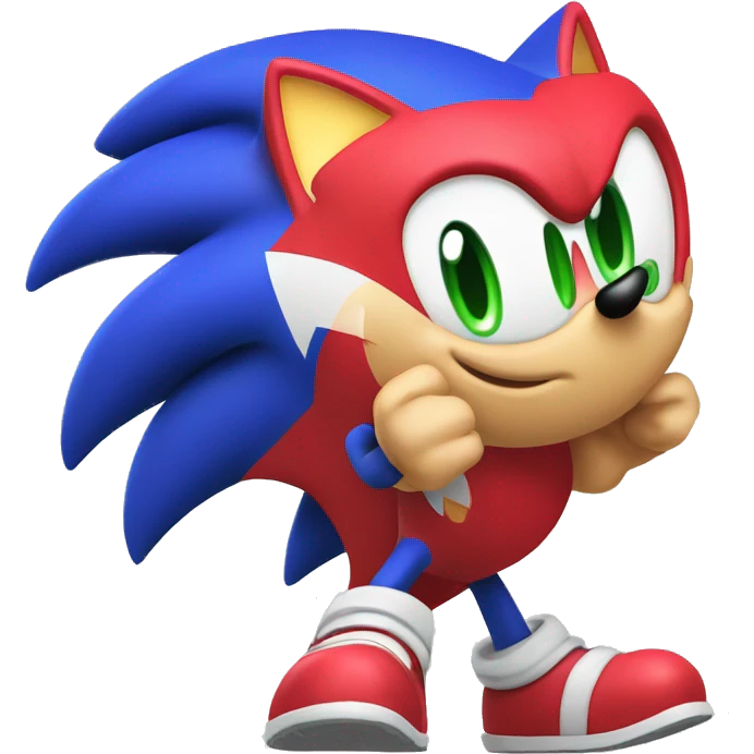 Sonic con un corazón  emoji