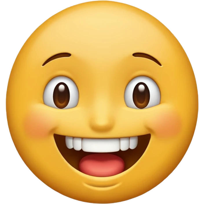 Smiling emoji having white fall out of its mouth  emoji