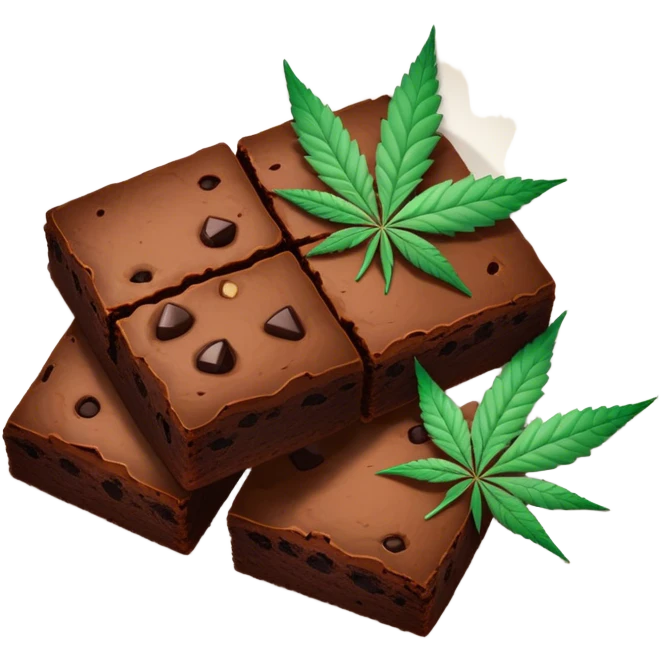 weed brownies emoji