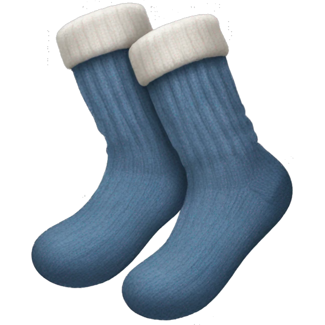 cozy socks emoji