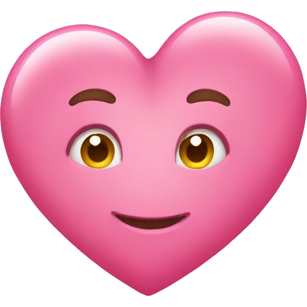 Pink heart emoji emoji