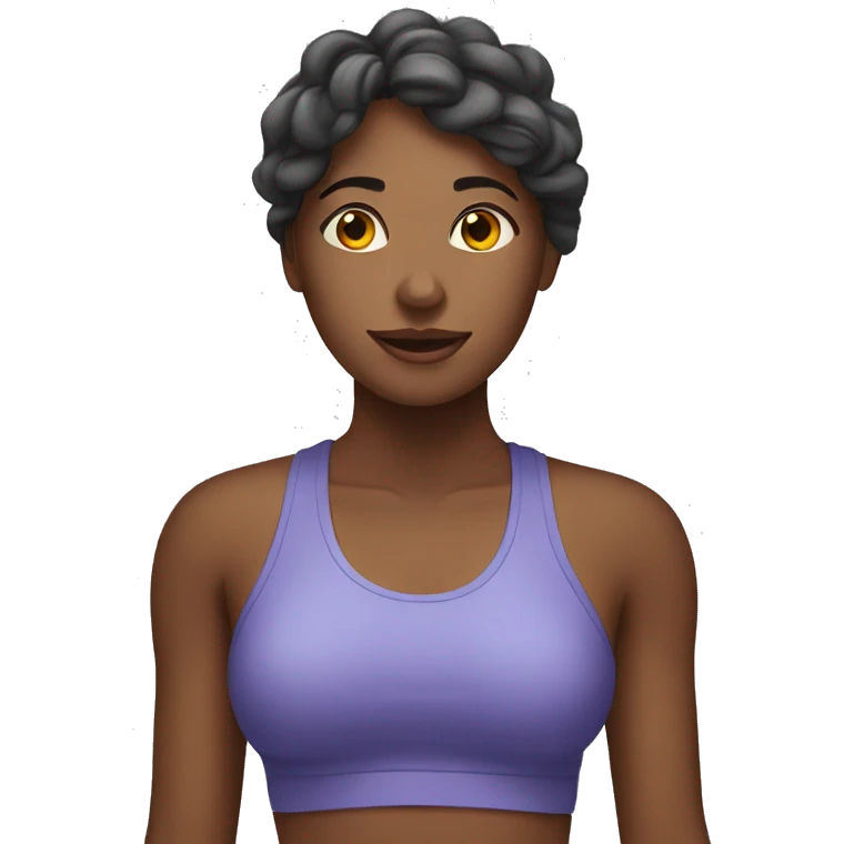 Woman at the gym emoji