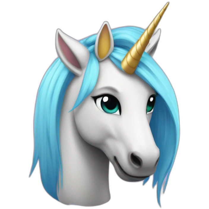 Licorne gothique emoji