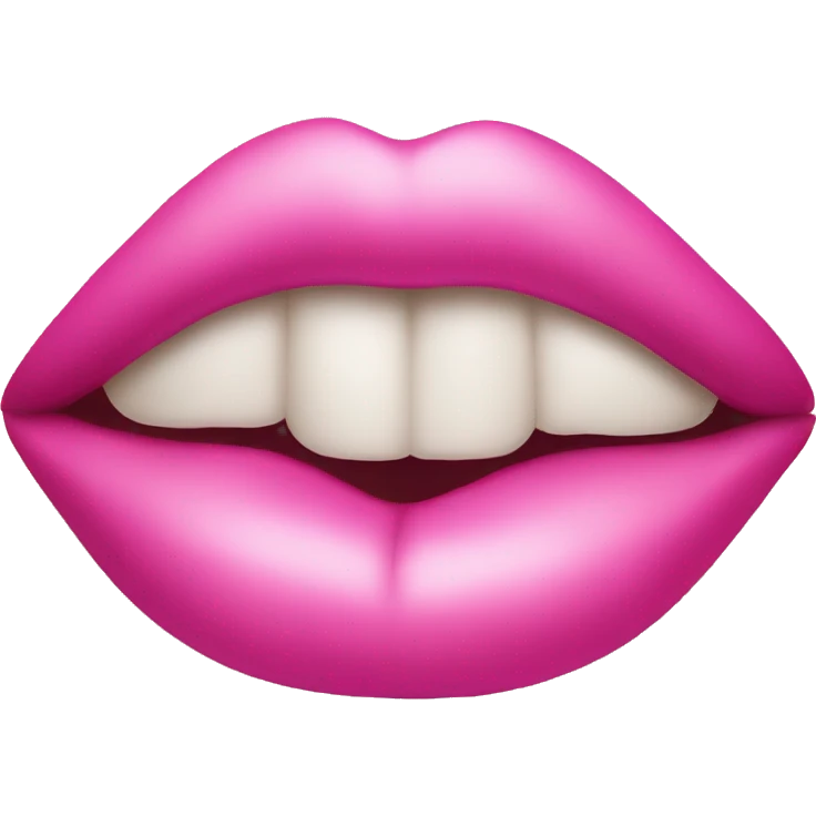 Pink lips  emoji